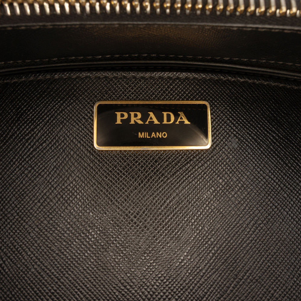 Pre-Loved Prada Medium Saffiano Lux Galleria Double Zip Satchel - Picture 5 of 7